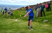 7 August 2023; Liam Watson of Antrim competing in the Senior Hurling event during the 2023 M. Donnelly GAA All-Ireland Poc Fada Finals at Annaverna Mountain in the Cooley Peninsula, Ravensdale, Louth. Photo by Piaras Ó Mídheach/Sportsfile