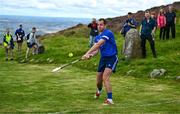 7 August 2023; Liam Watson of Antrim competing in the Senior Hurling event during the 2023 M. Donnelly GAA All-Ireland Poc Fada Finals at Annaverna Mountain in the Cooley Peninsula, Ravensdale, Louth. Photo by Piaras Ó Mídheach/Sportsfile