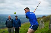 7 August 2023; Taghg Haran of Galway competing in the Senior Hurling event during the 2023 M. Donnelly GAA All-Ireland Poc Fada Finals at Annaverna Mountain in the Cooley Peninsula, Ravensdale, Louth. Photo by Piaras Ó Mídheach/Sportsfile