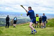 7 August 2023; Pat Burke of Westmeath competing in the Senior Hurling event during the 2023 M. Donnelly GAA All-Ireland Poc Fada Finals at Annaverna Mountain in the Cooley Peninsula, Ravensdale, Louth. Photo by Piaras Ó Mídheach/Sportsfile