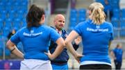 7 August 2023; Scrum and defence coach Niall Kane during a Leinster rugby women's training session at Energia Park in Dublin. Photo by Seb Daly/Sportsfile