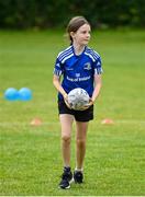 9 August 2023; Liaden Tew during the Bank of Ireland Leinster Rugby Summer Camp at MU Barnhall RFC in Leixlip, Kildare. Photo by Piaras Ó Mídheach/Sportsfile