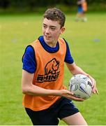 9 August 2023; Jack Kelly during the Bank of Ireland Leinster Rugby Summer Camp at MU Barnhall RFC in Leixlip, Kildare. Photo by Piaras Ó Mídheach/Sportsfile