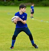 9 August 2023; Patrick Clarke during the Bank of Ireland Leinster Rugby Summer Camp at MU Barnhall RFC in Leixlip, Kildare. Photo by Piaras Ó Mídheach/Sportsfile