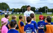 9 August 2023; Leinster player Thomas Clarkson during the Bank of Ireland Leinster Rugby Summer Camp at MU Barnhall RFC in Leixlip, Kildare. Photo by Piaras Ó Mídheach/Sportsfile