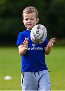 9 August 2023; Tomás O’Toole during the Bank of Ireland Leinster Rugby Summer Camp at MU Barnhall RFC in Leixlip, Kildare. Photo by Piaras Ó Mídheach/Sportsfile