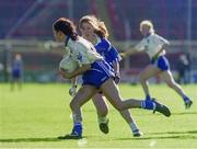 1 October 1995; Olivia Condon of Waterford in action during the All-Ireland Senior Ladies Football Championship Final between Monaghan and Waterford at Croke Park in Dublin. Photo by Brendan Moran/Sportsfile