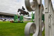 9 August 2023; Constant van Paesschen of Belgium competes on Diaz Du Thot during Longines FEI Dublin Horse Show - Sport Ireland Classic at the RDS in Dublin. Photo by Sam Barnes/Sportsfile