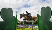 9 August 2023; Michael Pender of Ireland competes on HHS Los Angeles during Longines FEI Dublin Horse Show - Sport Ireland Classic at the RDS in Dublin. Photo by Sam Barnes/Sportsfile