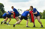 10 August 2023; Participants during the Leinster Rugby School of Excellence at The King's Hospital in Dublin. Photo by Ben McShane/Sportsfile