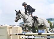 10 August 2023; Trevor Breen of Ireland competes on Don Juan 111 Z in the Speed Derby during the Longines FEI Dublin Horse Show at the RDS in Dublin. Photo by Sam Barnes/Sportsfile