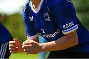 10 August 2023; #SOE branding during the Leinster Rugby School of Excellence at The King's Hospital in Dublin. Photo by Ben McShane/Sportsfile