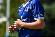 10 August 2023; #SOE branding during the Leinster Rugby School of Excellence at The King's Hospital in Dublin. Photo by Ben McShane/Sportsfile