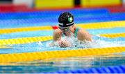 11 August 2023; Mona McSharry of Ireland competes in the women's 50m breaststroke heats during day one of the European U23 Swimming Championships at the National Aquatic Centre in Dublin. Photo by Tyler Miller/Sportsfile