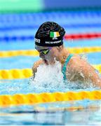 11 August 2023; Mona McSharry of Ireland competes in the women's 50m breaststroke heats during day one of the European U23 Swimming Championships at the National Aquatic Centre in Dublin. Photo by Tyler Miller/Sportsfile