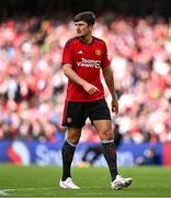 6 August 2023; Harry Maguire of Manchester United during the pre-season friendly match between Manchester United and Athletic Bilbao at the Aviva Stadium in Dublin. Photo by Ben McShane/Sportsfile