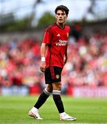 6 August 2023; Facundo Pellistri of Manchester United during the pre-season friendly match between Manchester United and Athletic Bilbao at the Aviva Stadium in Dublin. Photo by Ben McShane/Sportsfile