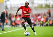 6 August 2023; Aaron Wan-Bissaka of Manchester United during the pre-season friendly match between Manchester United and Athletic Bilbao at the Aviva Stadium in Dublin. Photo by Ben McShane/Sportsfile