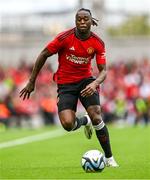 6 August 2023; Aaron Wan-Bissaka of Manchester United during the pre-season friendly match between Manchester United and Athletic Bilbao at the Aviva Stadium in Dublin. Photo by Ben McShane/Sportsfile