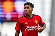 6 August 2023; Jadon Sancho of Manchester United during the pre-season friendly match between Manchester United and Athletic Bilbao at the Aviva Stadium in Dublin. Photo by Ben McShane/Sportsfile