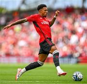 6 August 2023; Jadon Sancho of Manchester United during the pre-season friendly match between Manchester United and Athletic Bilbao at the Aviva Stadium in Dublin. Photo by Ben McShane/Sportsfile