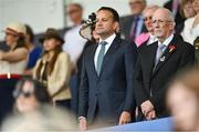 11 August 2023; An Taoiseach Leo Varadkar TD during the Longines FEI Jumping Nations Cup™ of Ireland international competition during the 2023 Longines FEI Dublin Horse Show at the RDS in Dublin. Photo by David Fitzgerald/Sportsfile