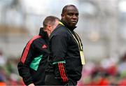 6 August 2023; Manchester United forward coach Benni McCarthy before the pre-season friendly match between Manchester United and Athletic Bilbao at the Aviva Stadium in Dublin. Photo by Ben McShane/Sportsfile