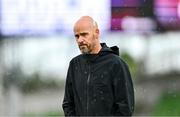 6 August 2023; Manchester United manager Erik ten Hag before the pre-season friendly match between Manchester United and Athletic Bilbao at the Aviva Stadium in Dublin. Photo by Ben McShane/Sportsfile