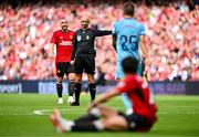 6 August 2023; Referee Neil Doyle during the pre-season friendly match between Manchester United and Athletic Bilbao at the Aviva Stadium in Dublin. Photo by Ben McShane/Sportsfile