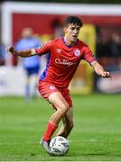 11 August 2023; Jad Hakiki of Shelbourne during the SSE Airtricity Men's Premier Division match between Shelbourne and Shamrock Rovers at Tolka Park in Dublin. Photo by Seb Daly/Sportsfile