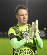 11 August 2023; Galway United goalkeeper Brendan Clarke after the SSE Airtricity Men's First Division match between Waterford and Galway United at RSC in Waterford. Photo by Michael P Ryan/Sportsfile