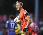 11 August 2023; Bohemians goalkeeper James Talbot during the SSE Airtricity Men's Premier Division match between St Patrick's Athletic and Bohemians at Richmond Park in Dublin. Photo by Eóin Noonan/Sportsfile