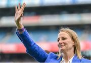 13 August 2023; 2001 Laois All-Ireland winning captain Angela Casey is honoured at half-time of the TG4 LGFA All-Ireland Senior Championship Final at Croke Park in Dublin. Photo by Seb Daly/Sportsfile