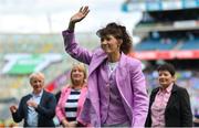 13 August 2023; 1988 Kerry All-Ireland winning captain Mary Lane is honoured at half-time of the TG4 LGFA All-Ireland Senior Championship Final at Croke Park in Dublin. Photo by Seb Daly/Sportsfile