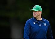 14 Augut 2023; North West Warriors head coach Boyd Rankin before the Rario Inter-Provincial Cup match between Leinster Lightning and North West Warriors at The Hills Cricket Club in Dublin. Photo by Tyler Miller/Sportsfile