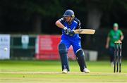 14 Augut 2023; Chris De Freitas of Leinster Lightning during the Rario Inter-Provincial Cup match between Leinster Lightning and North West Warriors at The Hills Cricket Club in Dublin. Photo by Tyler Miller/Sportsfile