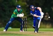 14 Augut 2023; Lorcan Tucker of Leinster Lightning bats during the Rario Inter-Provincial Cup match between Leinster Lightning and North West Warriors at The Hills Cricket Club in Dublin. Photo by Tyler Miller/Sportsfile