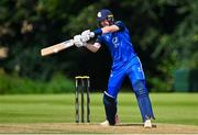 14 Augut 2023; George Dockrell of Leinster Lightning during the Rario Inter-Provincial Cup match between Leinster Lightning and North West Warriors at The Hills Cricket Club in Dublin. Photo by Tyler Miller/Sportsfile