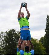 14 August 2023; Conor O'Tighearnaigh during Leinster rugby squad training at UCD in Dublin. Photo by David Fitzgerald/Sportsfile