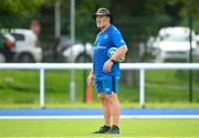 14 August 2023; Forwards and scrum coach Robin McBryde during Leinster rugby squad training at UCD in Dublin. Photo by David Fitzgerald/Sportsfile