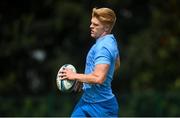 14 August 2023; Tommy O’Brien during Leinster rugby squad training at UCD in Dublin. Photo by David Fitzgerald/Sportsfile