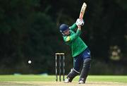 14 Augut 2023; Cameron Melly of North West Warriors during the Rario Inter-Provincial Cup match between Leinster Lightning and North West Warriors at The Hills Cricket Club in Dublin. Photo by Tyler Miller/Sportsfile