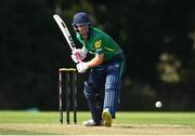 14 Augut 2023; Jared Wilson of North West Warriors during the Rario Inter-Provincial Cup match between Leinster Lightning and North West Warriors at The Hills Cricket Club in Dublin. Photo by Tyler Miller/Sportsfile