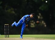 14 Augut 2023; Simi Singh of Leinster Lightning during the Rario Inter-Provincial Cup match between Leinster Lightning and North West Warriors at The Hills Cricket Club in Dublin. Photo by Tyler Miller/Sportsfile