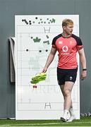 15 August 2023; Jamie Osborne during an Ireland rugby squad training session at the IRFU High Performance Centre in Dublin. Photo by Harry Murphy/Sportsfile