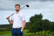 15 August 2023; Amateur golfer Liam Nolan at the launch of this year's AIG Irish Men’s Amateur Close Championship at Galway Golf Course in Salthill, Galway. AIG Insurance are proud supporters of Irish golf and long-term partners of Golf Ireland. Photo by David Fitzgerald/Sportsfile