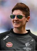 13 August 2023; 1999 Mayo All-Ireland winning captain Diane O’Hora is honoured at half-time of the TG4 LGFA All-Ireland Senior Championship Final at Croke Park in Dublin. Photo by Ramsey Cardy/Sportsfile