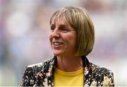 13 August 2023; 2000 Mayo All-Ireland winning captain Maria Staunton is honoured at half-time of the TG4 LGFA All-Ireland Senior Championship Final at Croke Park in Dublin. Photo by Ramsey Cardy/Sportsfile