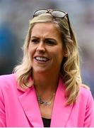 13 August 2023; 2008 Cork All-Ireland winning captain Angela Walsh is honoured at half-time of the TG4 LGFA All-Ireland Senior Championship Final at Croke Park in Dublin. Photo by Ramsey Cardy/Sportsfile