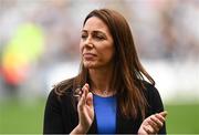 13 August 2023; 2010 Dublin All-Ireland winning captain Denise Masterson is honoured at half-time of the TG4 LGFA All-Ireland Senior Championship Final at Croke Park in Dublin. Photo by Ramsey Cardy/Sportsfile